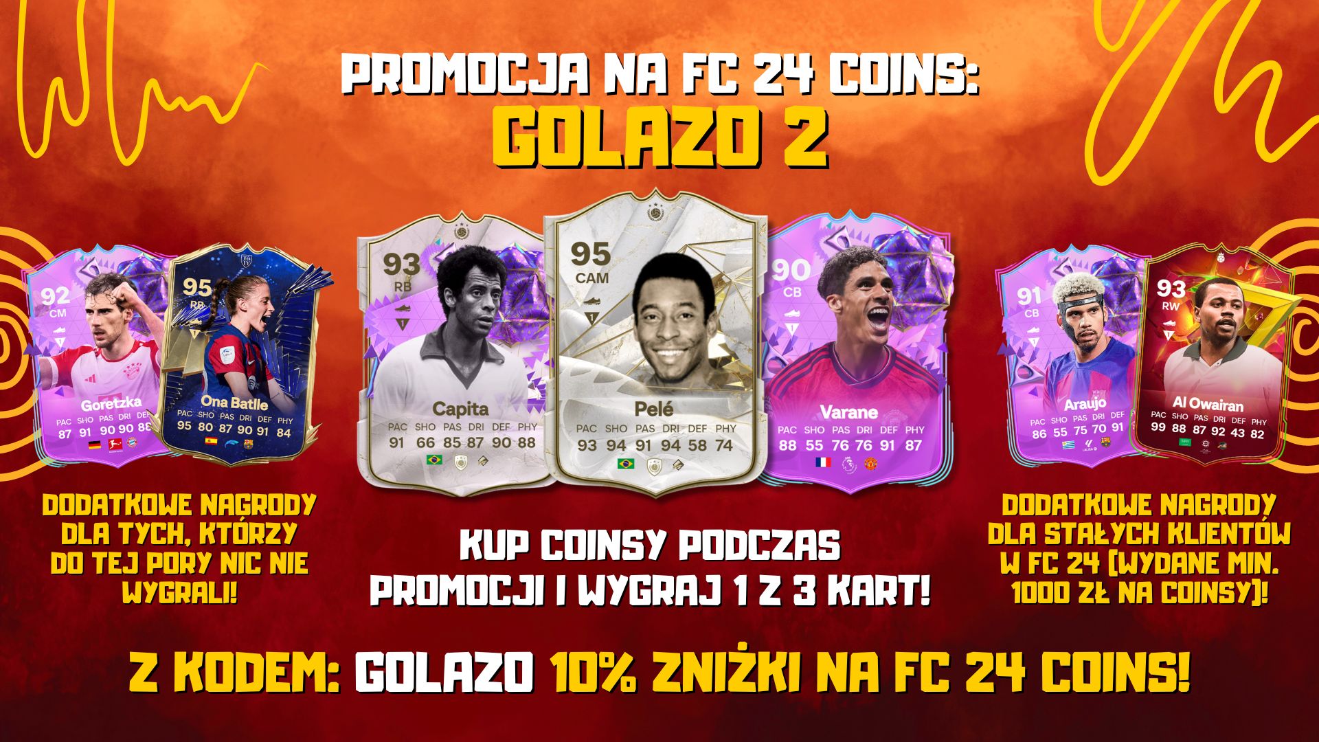 Promocja na FC Coins: GOLAZO 2